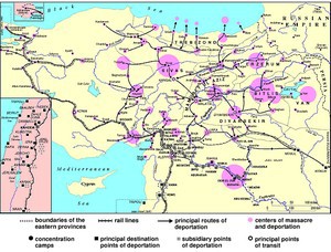 carte du gnocide armnien